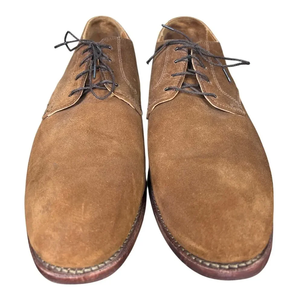 Rancourt & Co.  Camden Derby Brown Suede Blucher Dress Casual Shoes 12 D